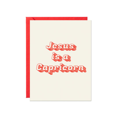 Jesus Is a Capricorn Card
