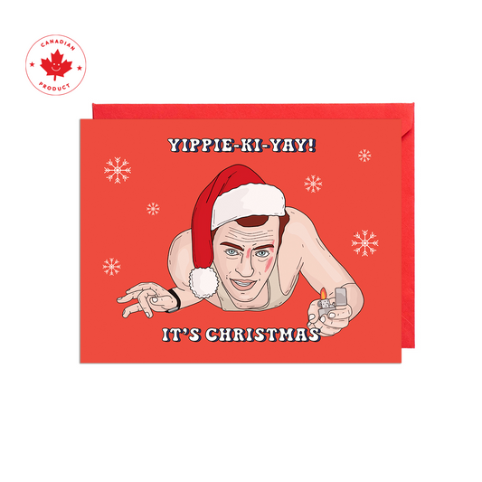 Yippie Ki Yay Christmas Card