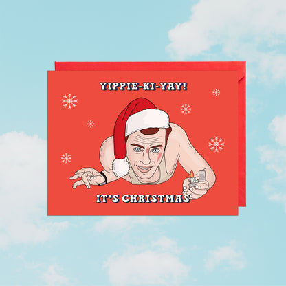 Yippie Ki Yay Christmas Card