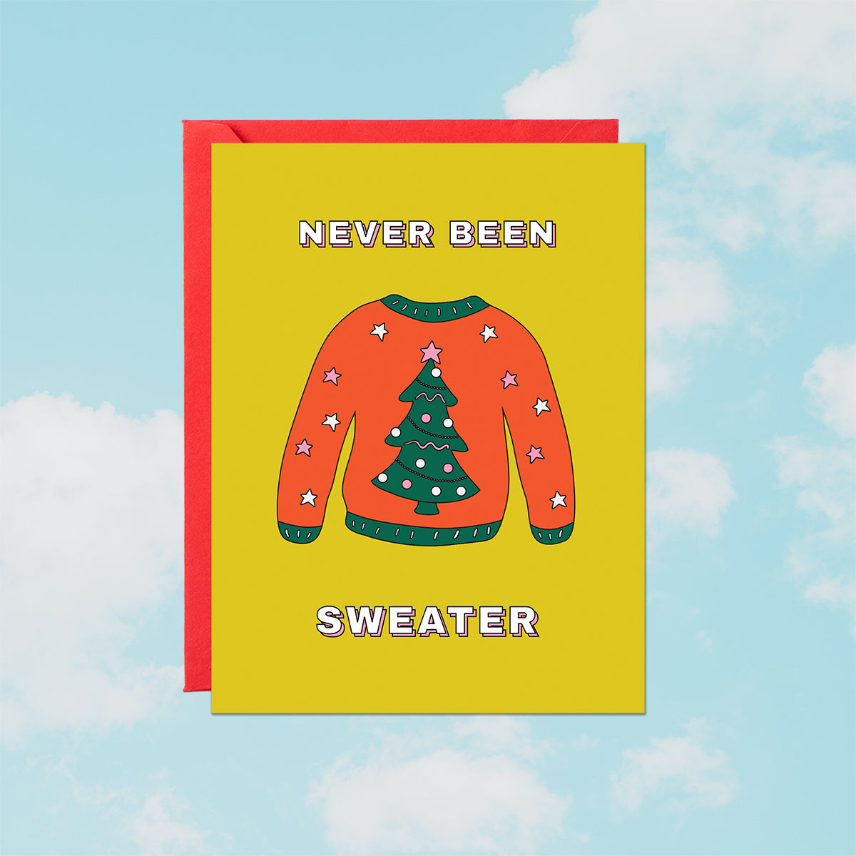 Never Been Sweater Card