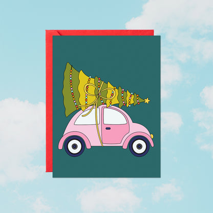 Christmas Car Card