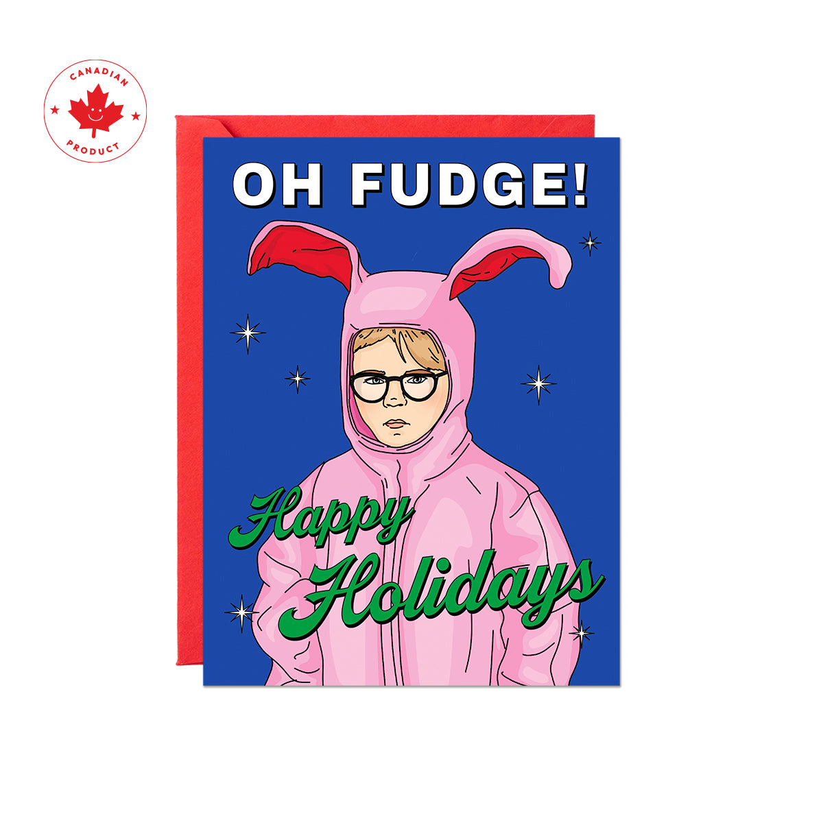 Ralphie Bunny Oh Fudge! Card