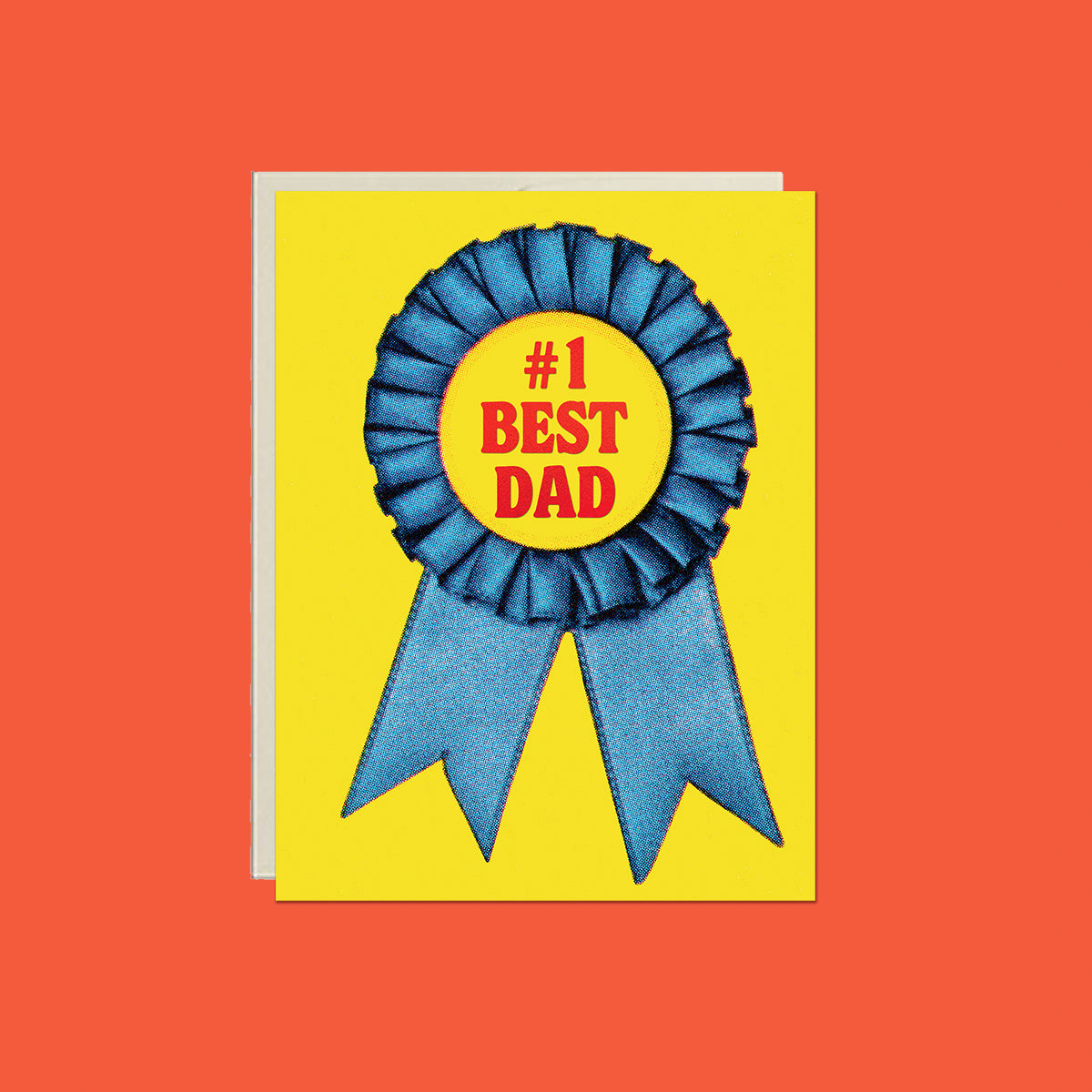 #1 Dad Ribbon Card