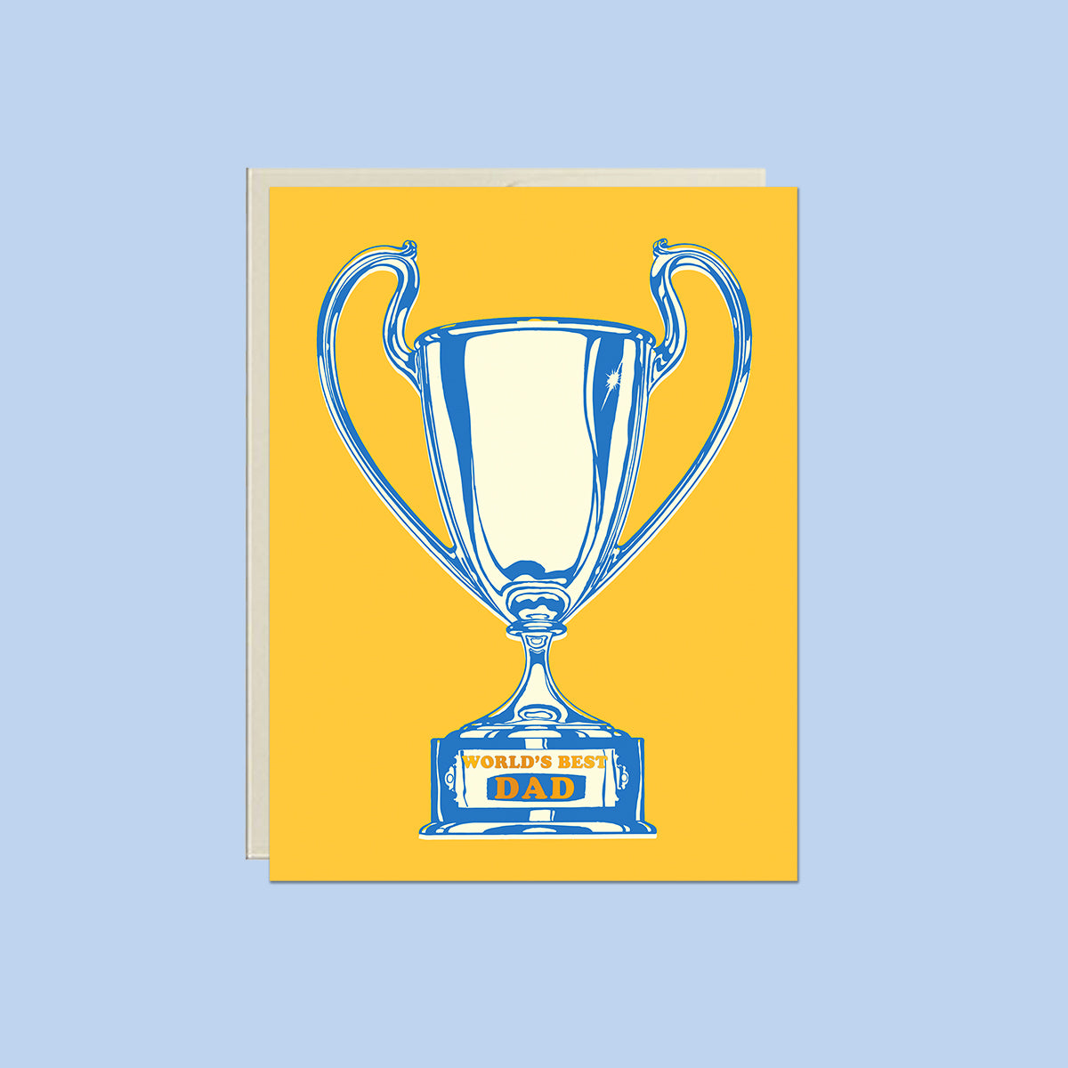 #1 Dad Trophy Card