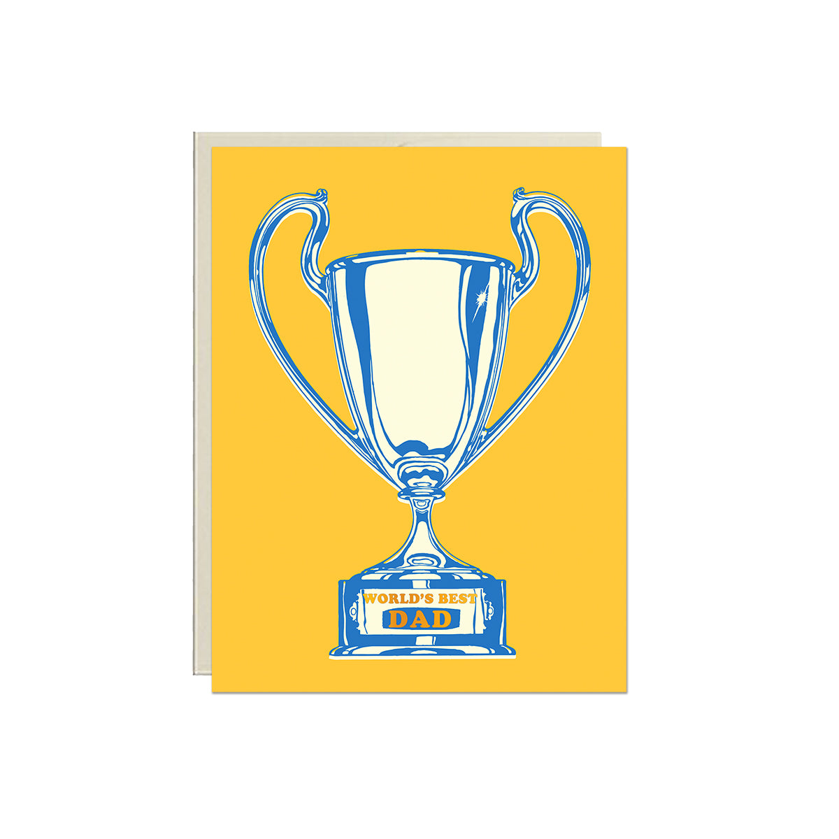 #1 Dad Trophy Card