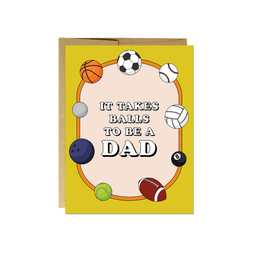 Balls Dad Card