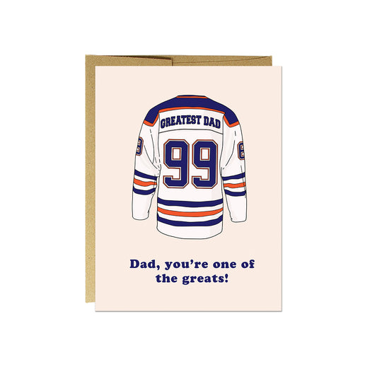 One Of The Greats Dad Card