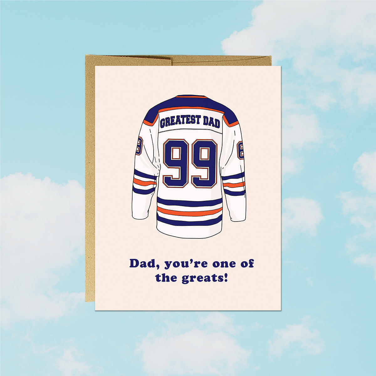 One Of The Greats Dad Card