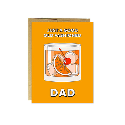 Old Fashioned Dad Card