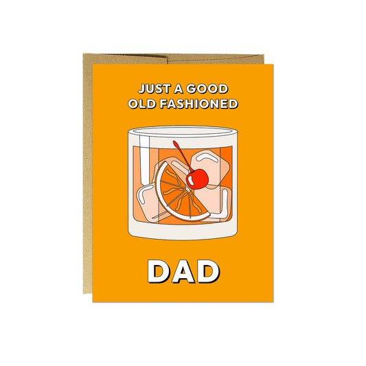 Old Fashioned Dad Card