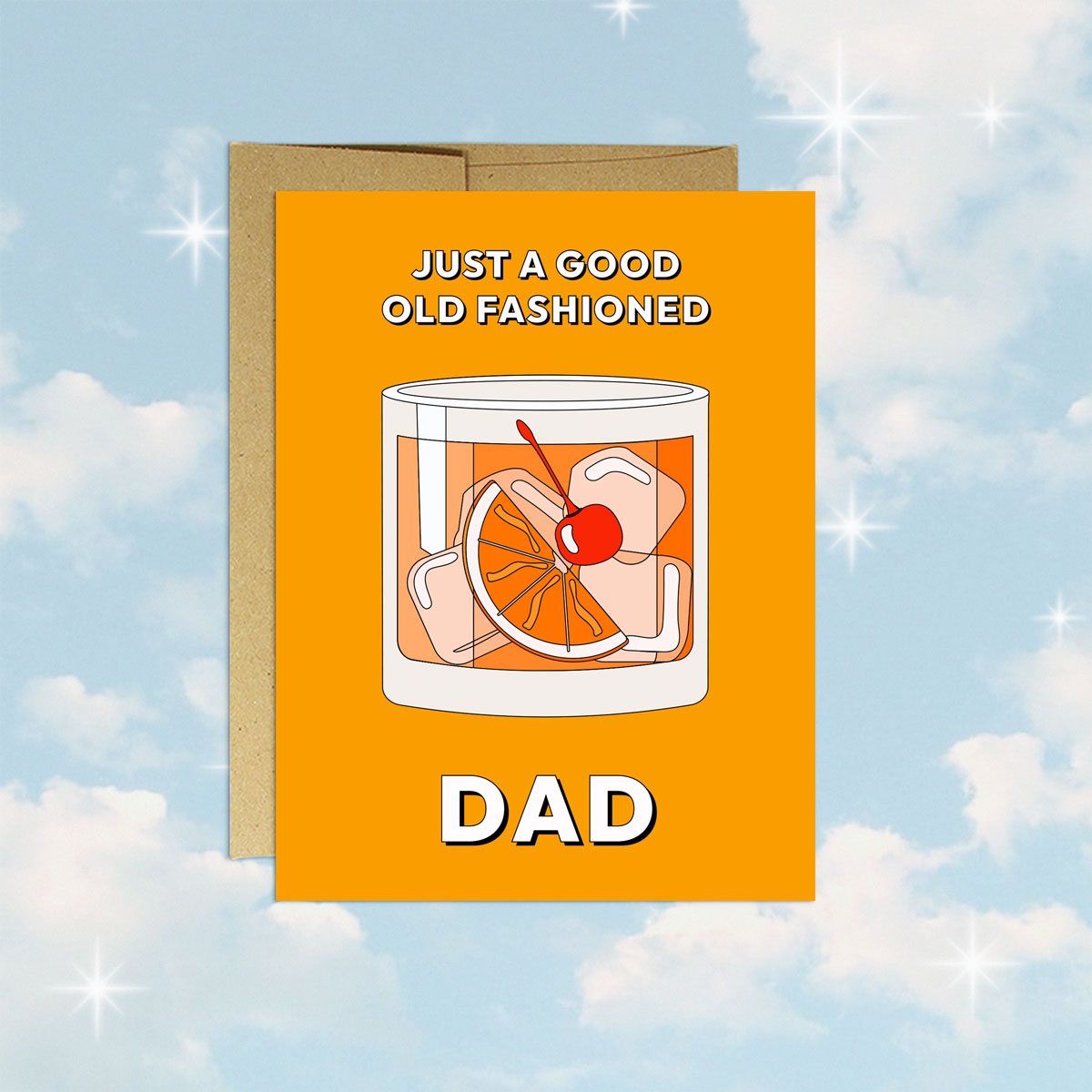 Old Fashioned Dad Card