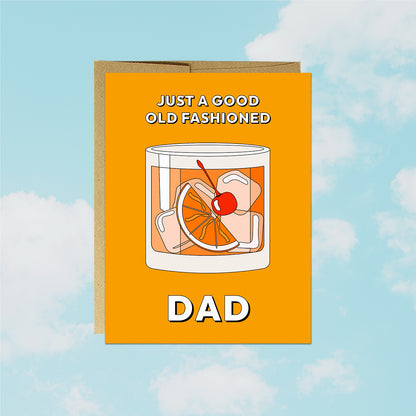 Old Fashioned Dad Card