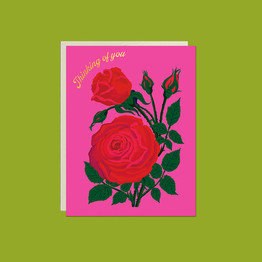 Thinking of You Roses Card