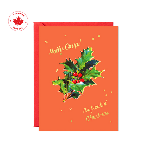 Holly Crap Card