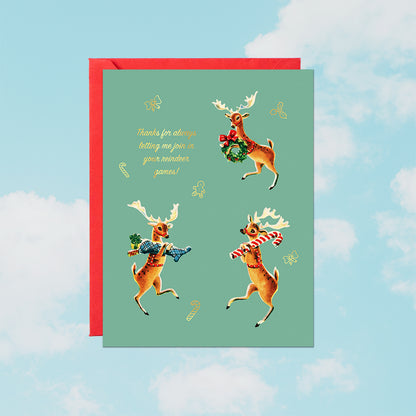 Reindeer Games Card