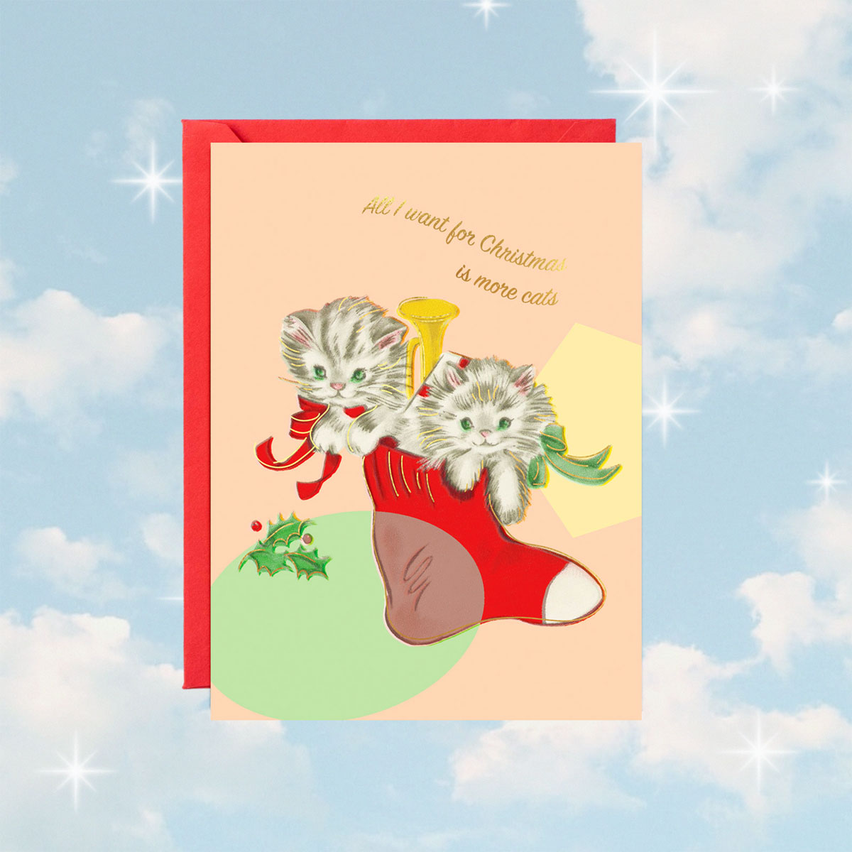 Christmas Cats Card