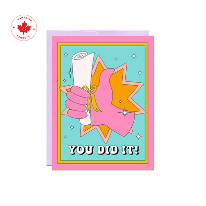 You Did It Diploma Card