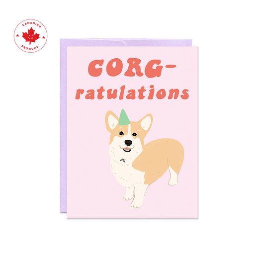 Corg-ratulations Card
