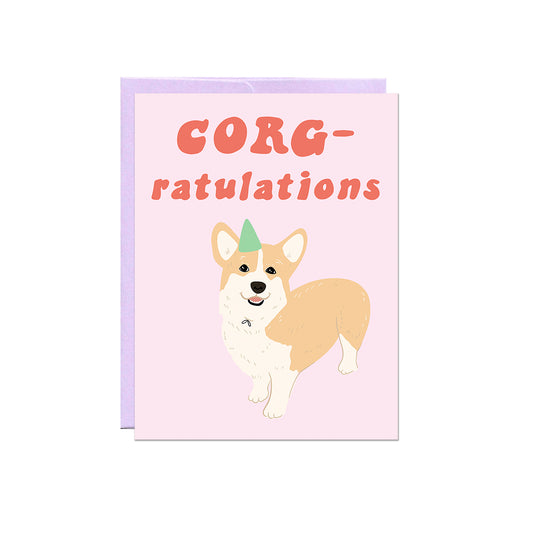 Corg-ratulations Card