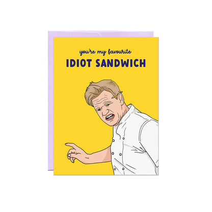 Idiot Sandwich Card