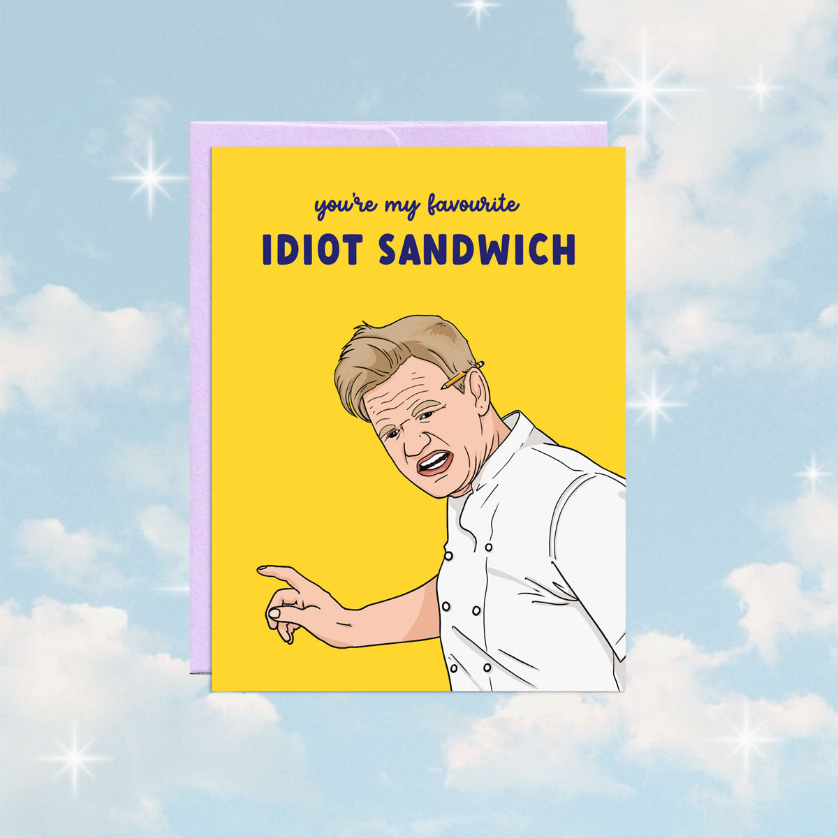 Idiot Sandwich Card