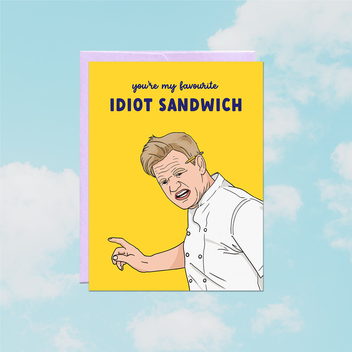 Idiot Sandwich Card