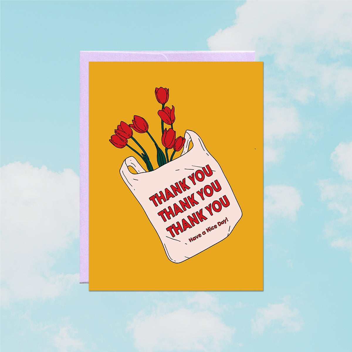 Thank You Flowers Card