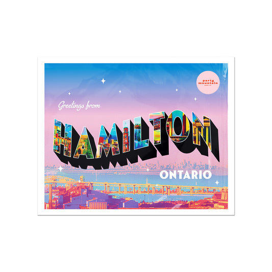 Greetings From Hamilton Print