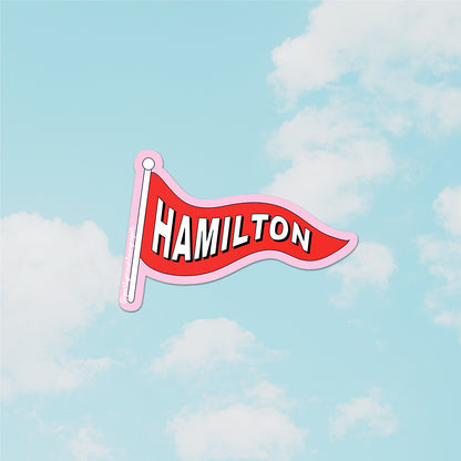 Hamilton Flag Sticker