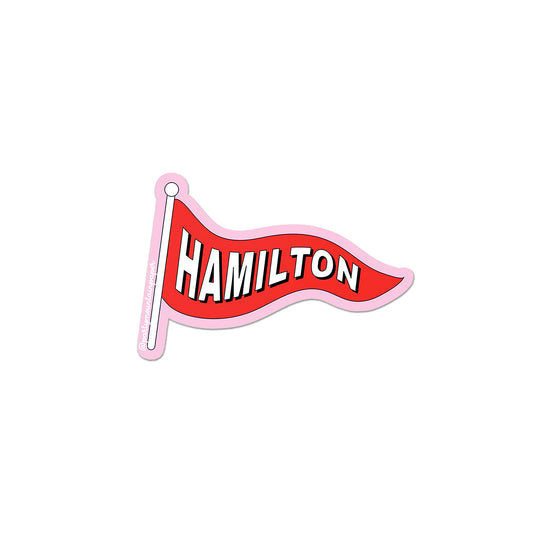 Hamilton Flag Sticker