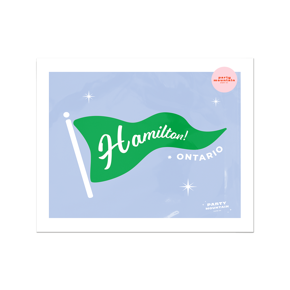 Hamilton! Pennant Print