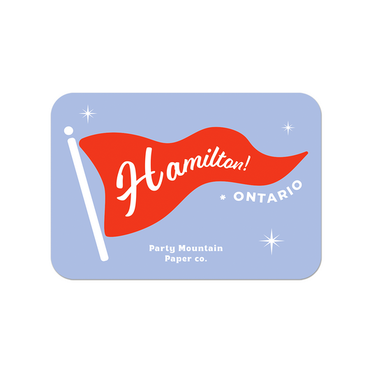 Hamilton! Pennant Sticker