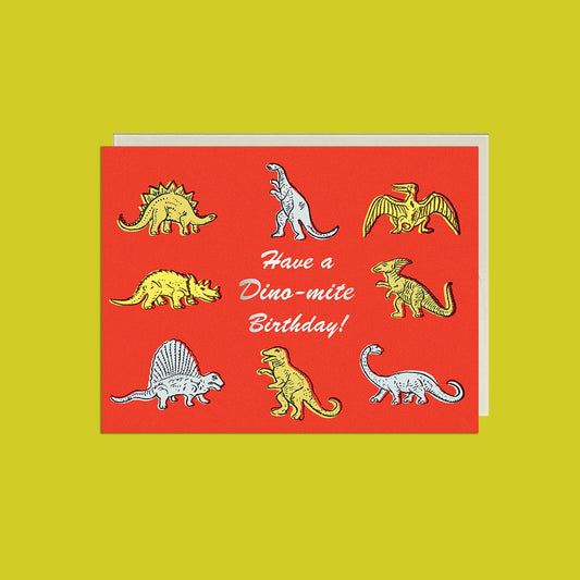Dino-mite Birthday Card