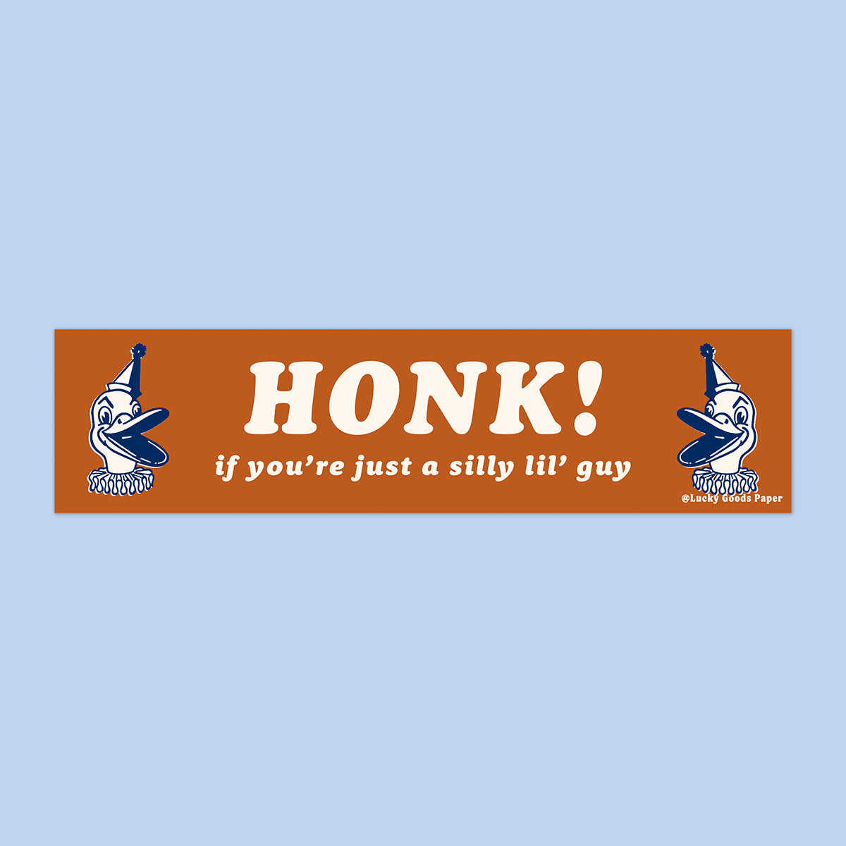 Silly Lil' Guy Bumper Sticker