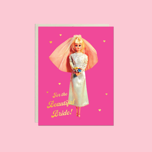 Beautiful Bride Doll Card