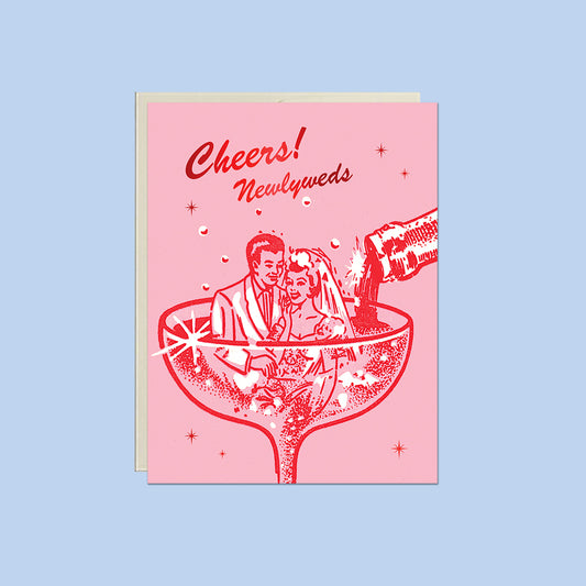 Cheers! Newlyweds Card