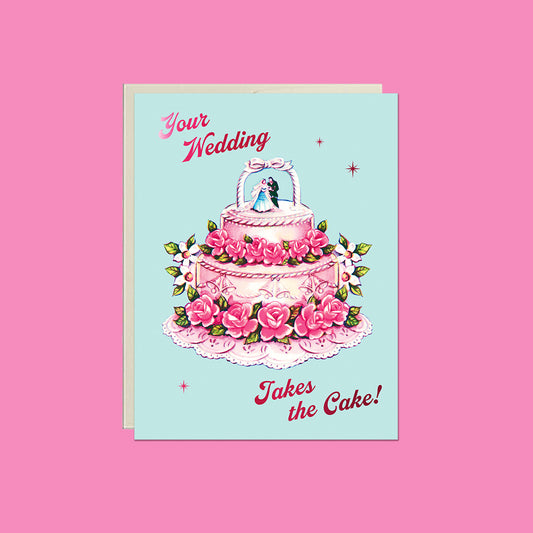 Wedding Takes the Cake Card
