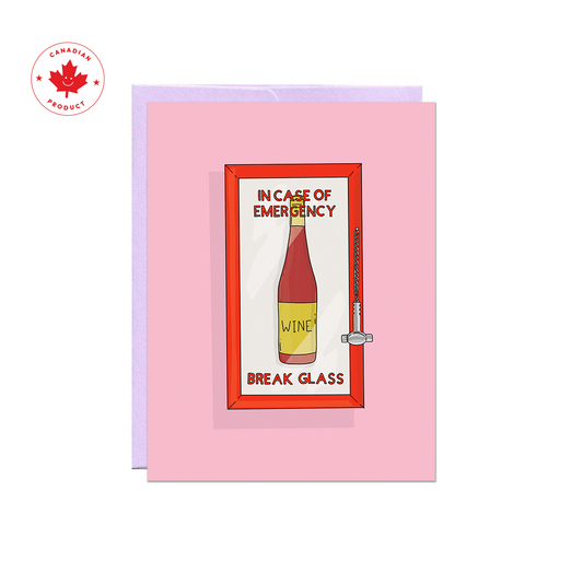 Emergency Wine Card