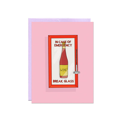 Emergency Wine Card