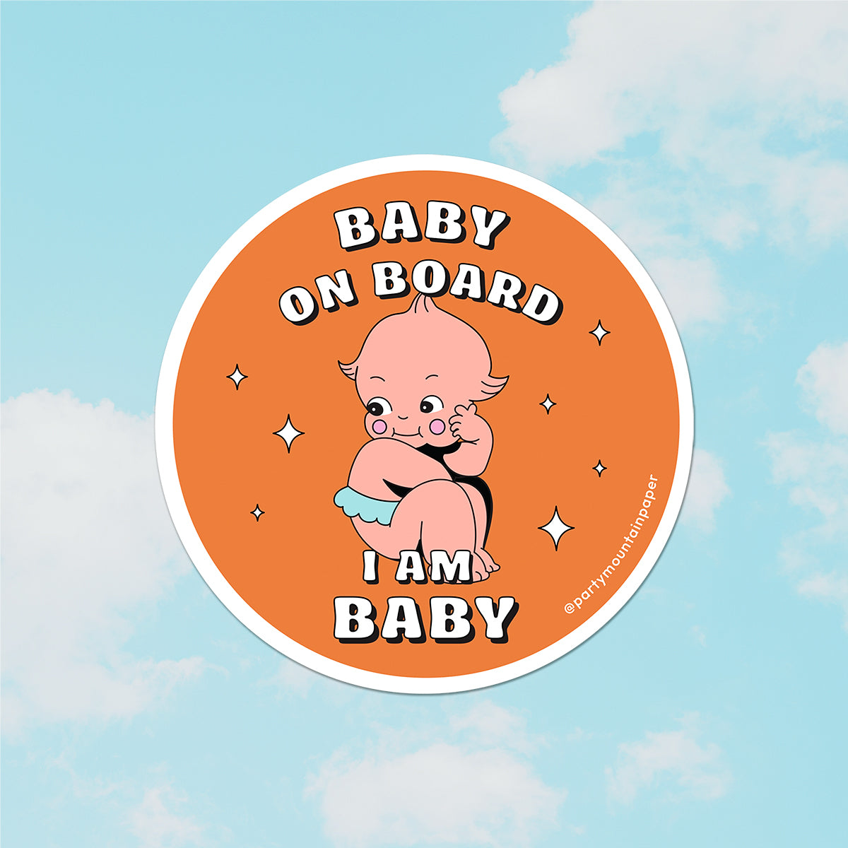 Baby On Board Bumper Sticker