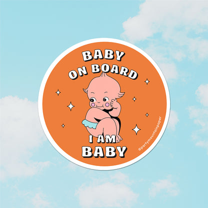 Baby On Board Bumper Sticker