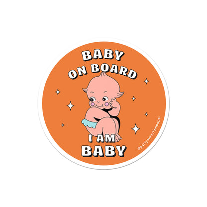 Baby On Board Bumper Sticker