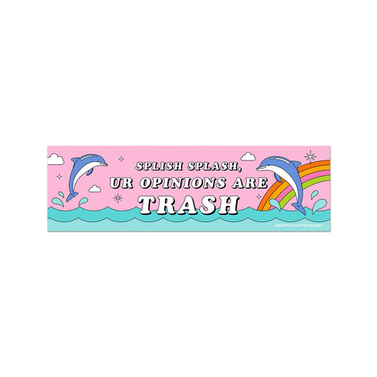 Splish Splash Bumper Sticker