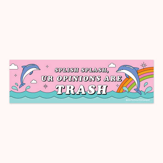 Splish Splash Bumper Sticker