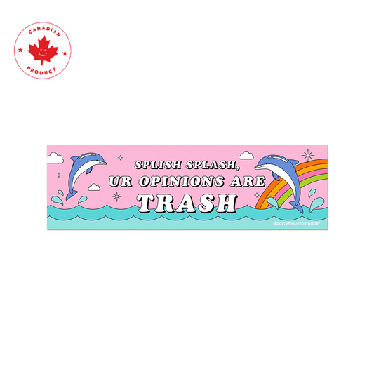 Splish Splash Bumper Sticker
