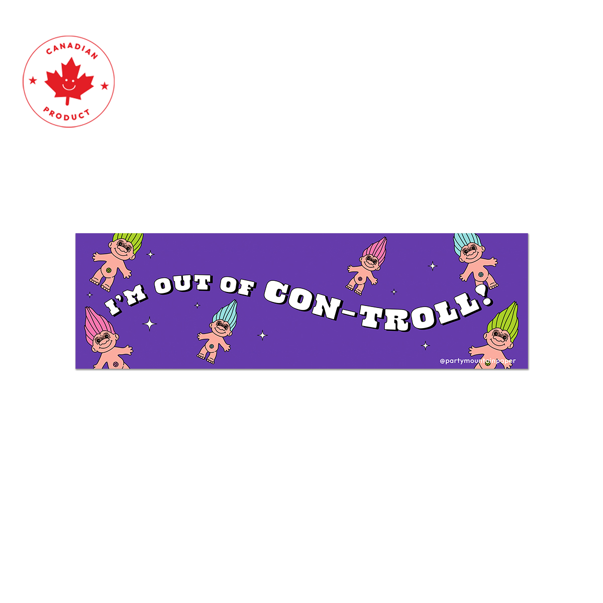 Out Of Con-TROLL Bumper Sticker