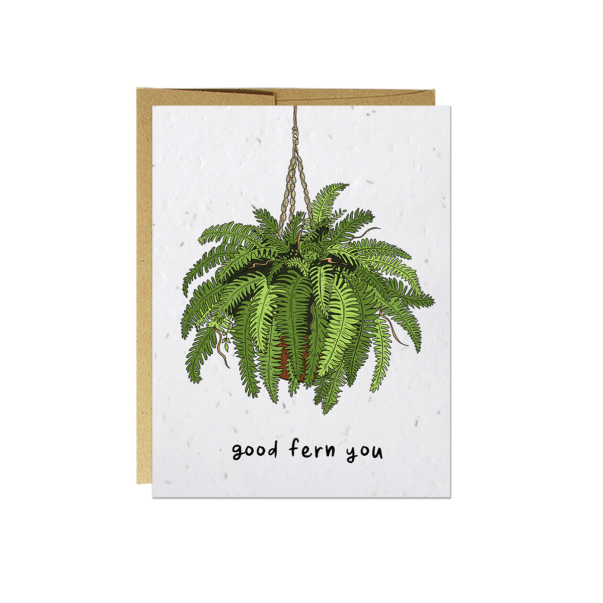 Good Fern You - Plantable Puns Card