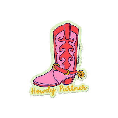 Howdy Partner Sticker