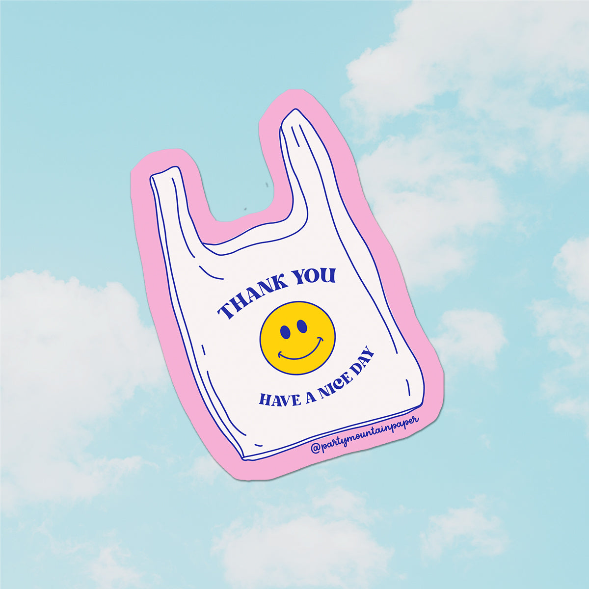 Thank You Bag Sticker