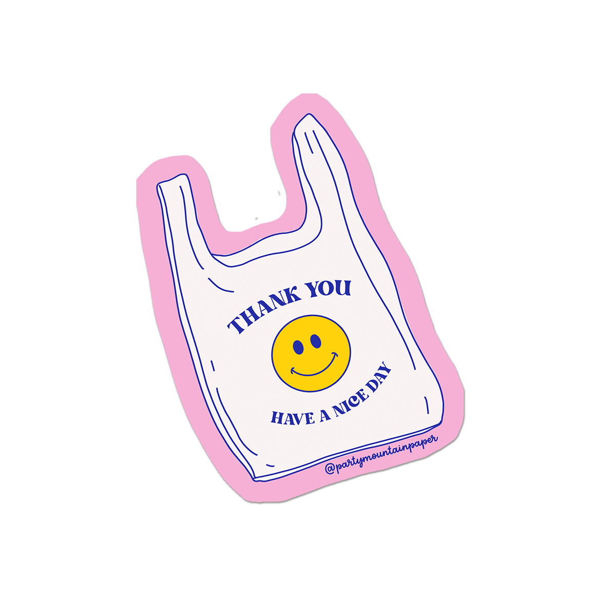 Thank You Bag Sticker